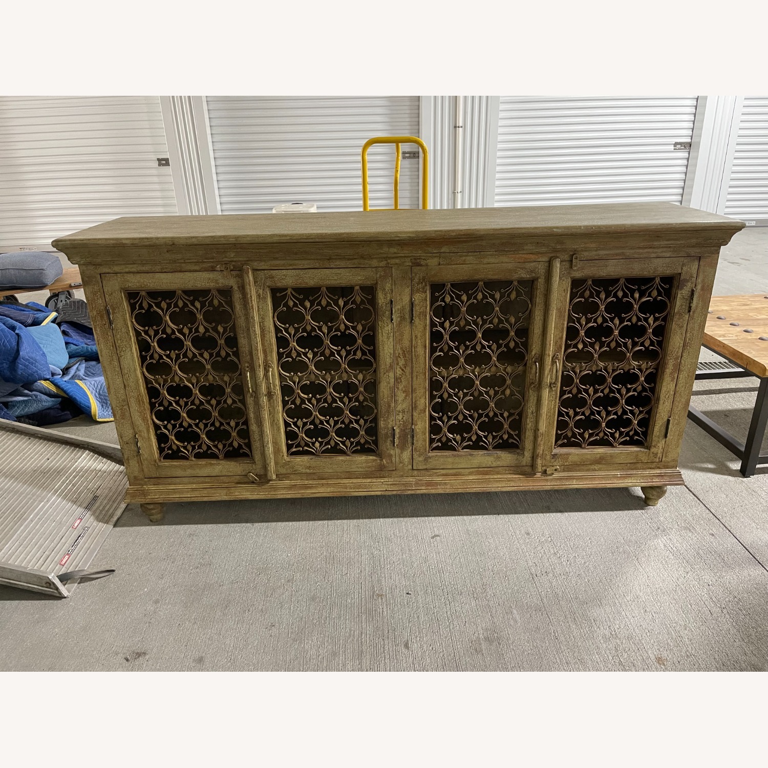 Green Wood Sideboard - image-1