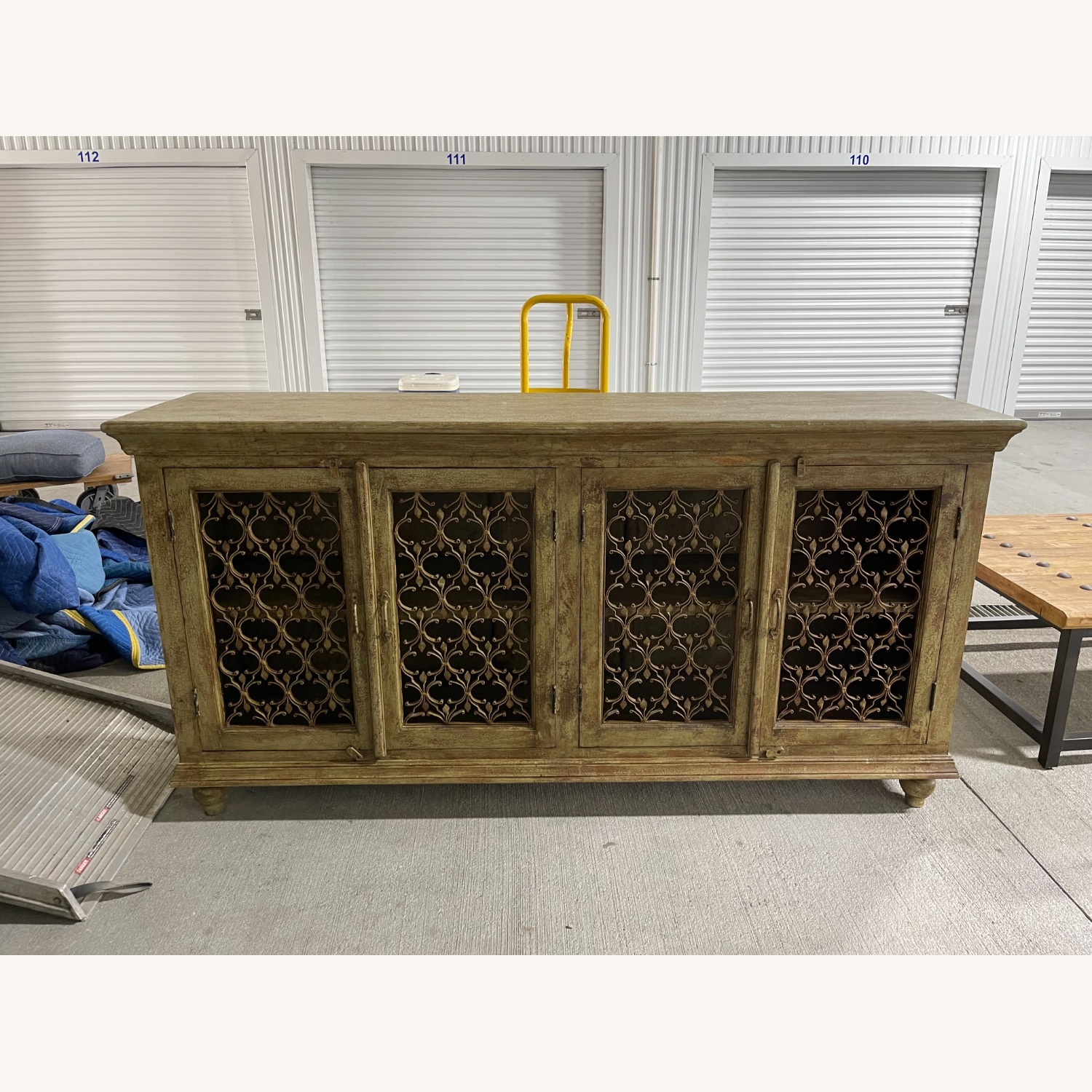 Green Wood Sideboard - image-2