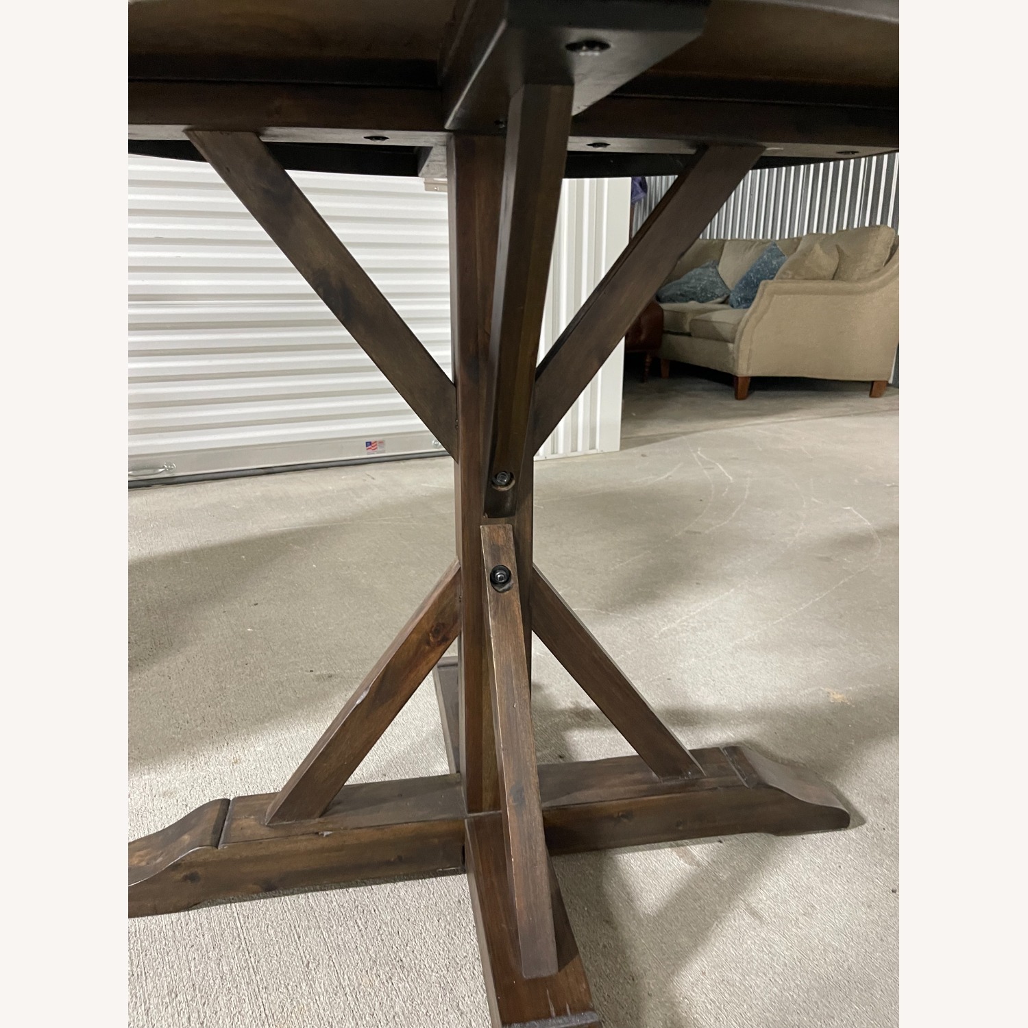 Tall Wood Round Drinks or Bar Table - image-4