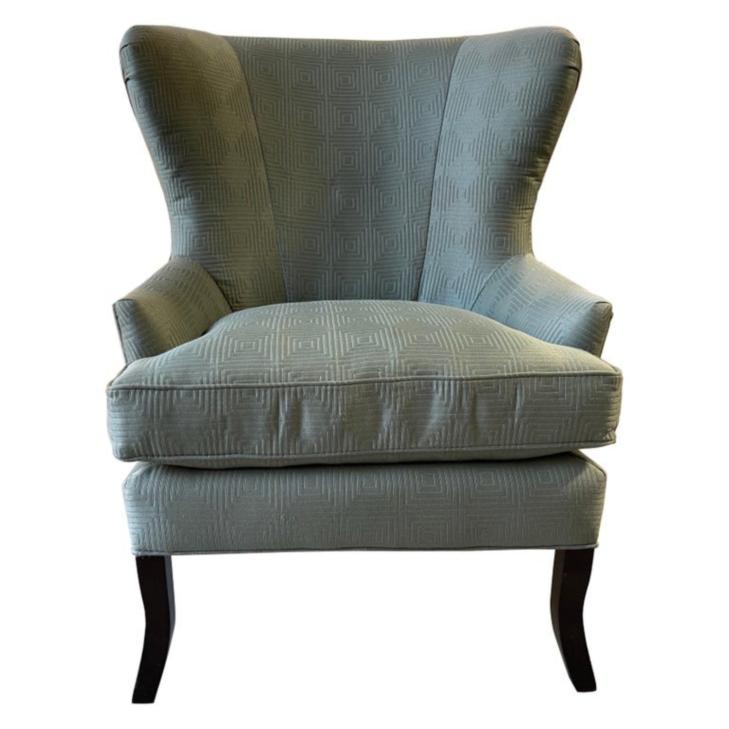 Green Fabric Accent Chair - image-6