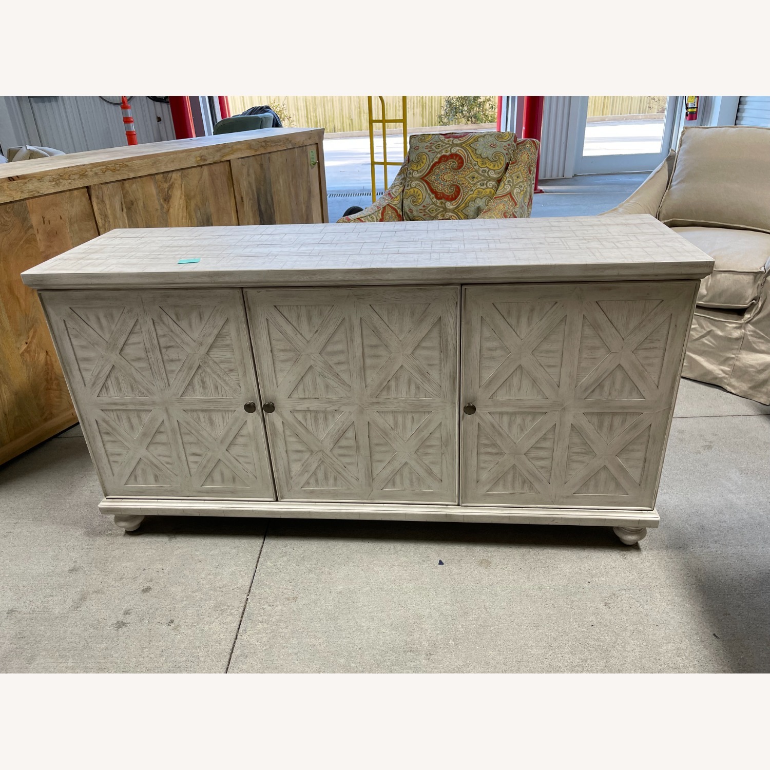 Light Gray Wood Sideboard - image-3