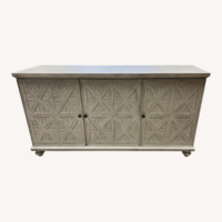 Light Gray Wood Sideboard