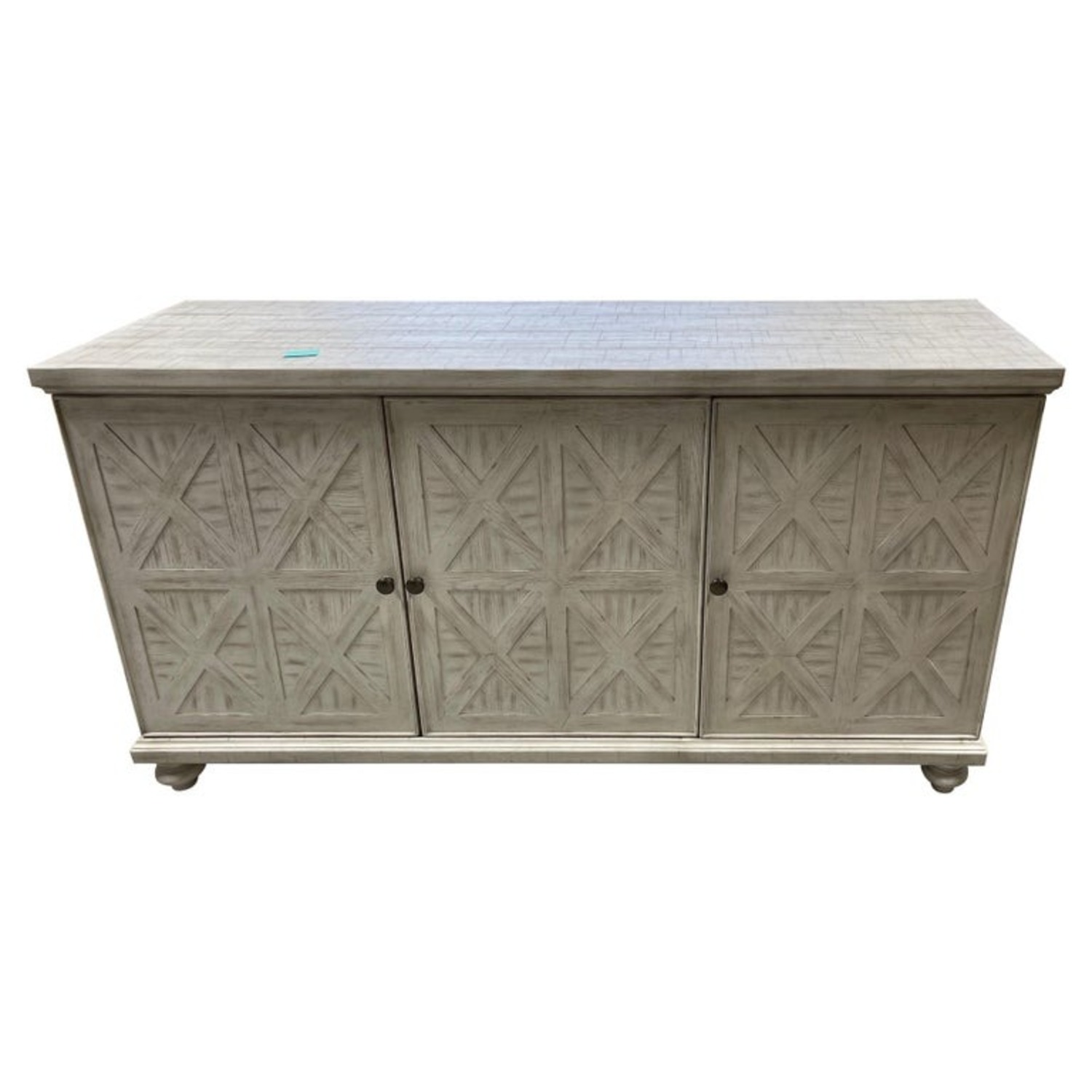 Light Gray Wood Sideboard - image-1