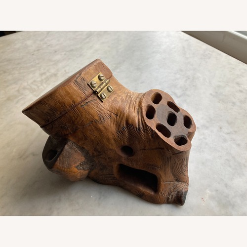 Used Antique Wooden Pipe Holder for sale on AptDeco