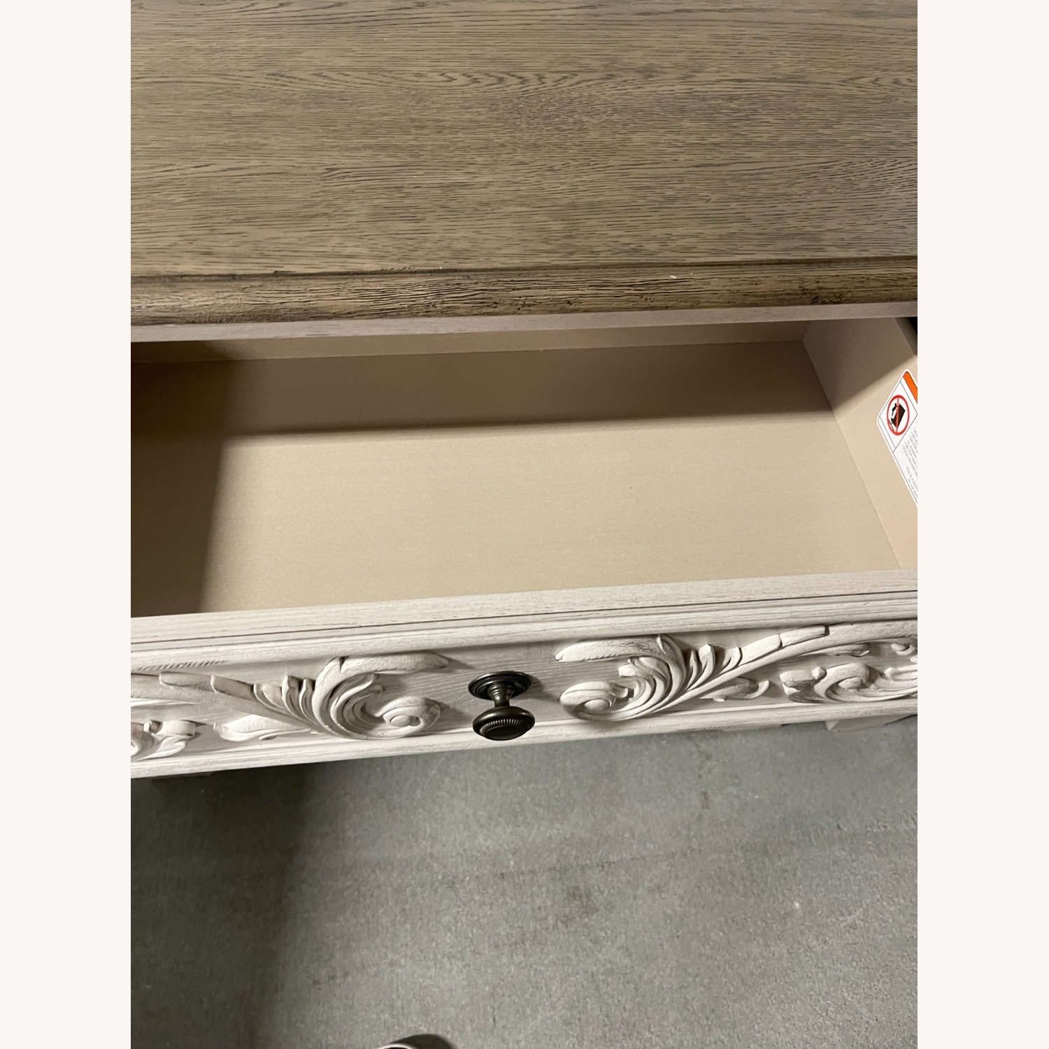 Pair of Painted Three-Drawer Nightstands - image-5