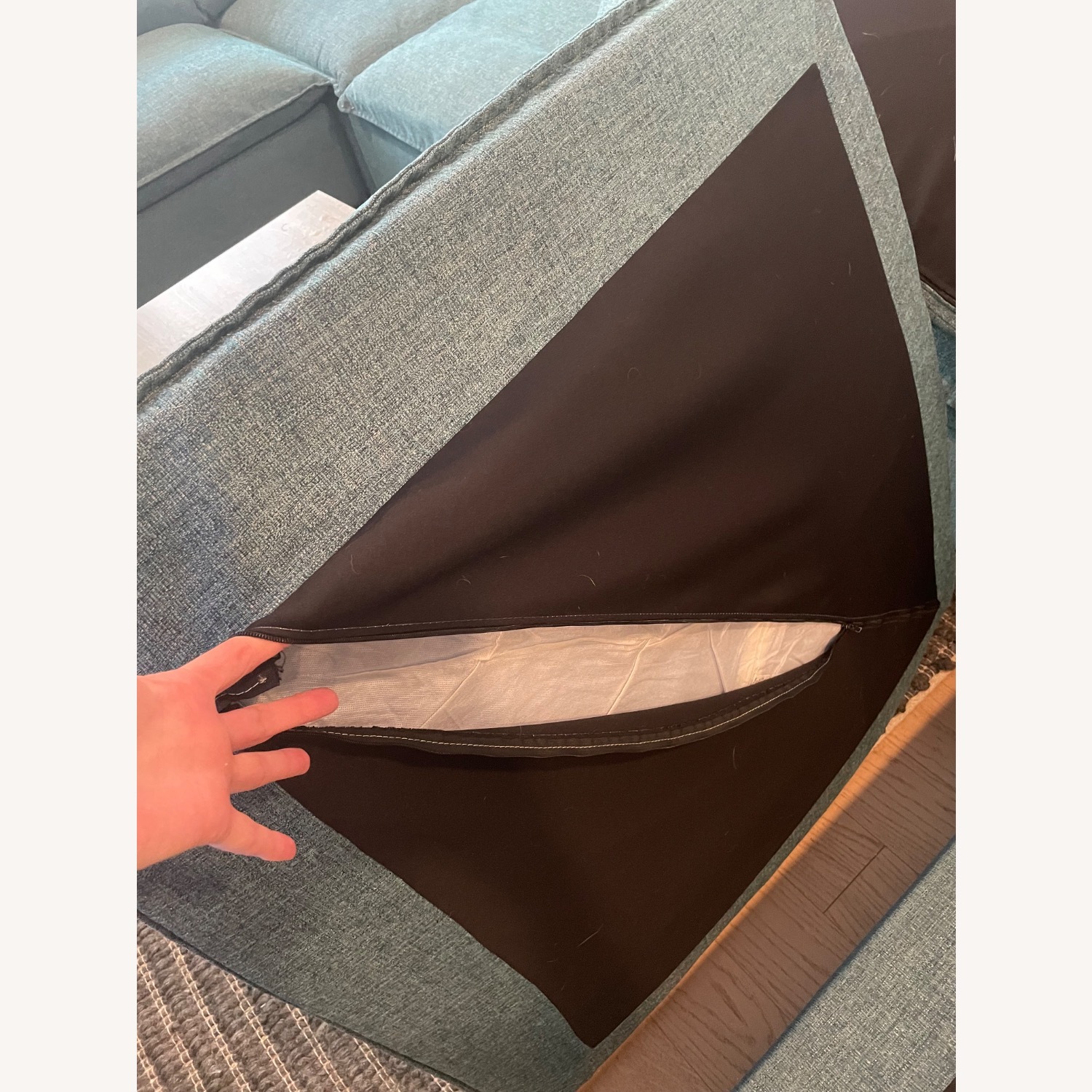 Joybird Haine Modular Sofa - Peacock Blue - image-7