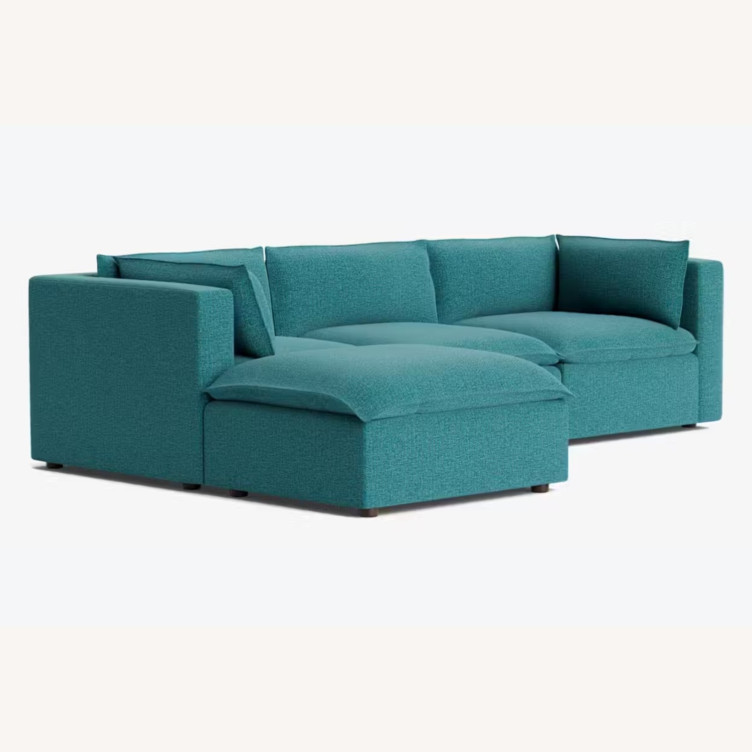Joybird Haine Modular Sofa - Peacock Blue - image-18