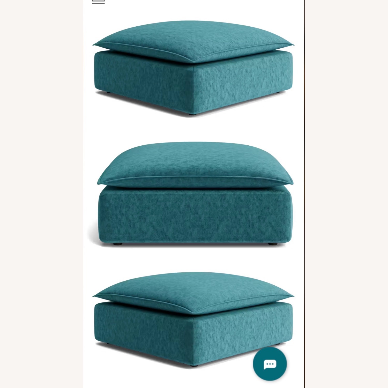 Joybird Haine Modular Sofa - Peacock Blue - image-16