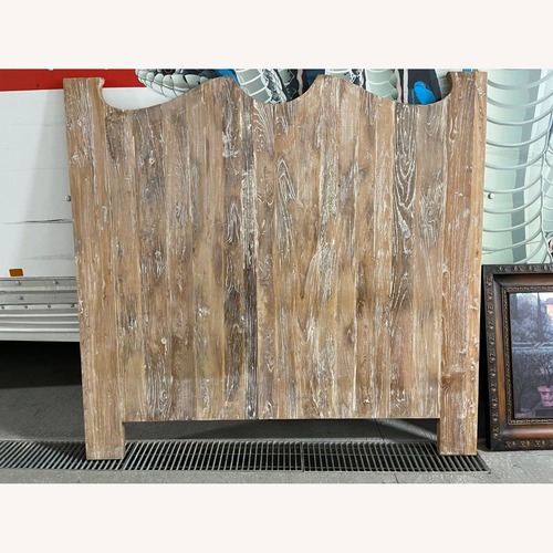 Used King Size Wood Headboard for sale on AptDeco