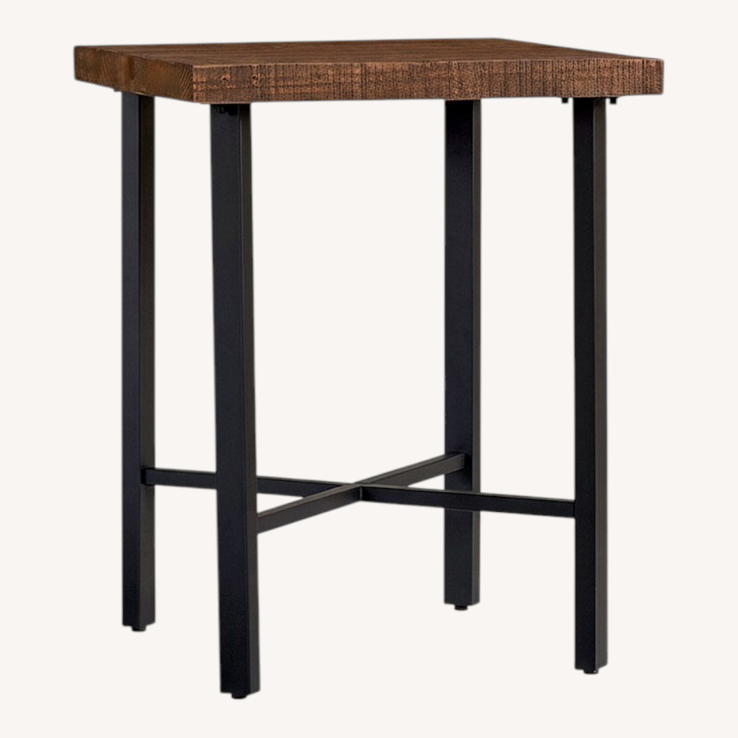 Pottery Barn Griffin Square Reclaimed Wood Bar Height Table - image-0