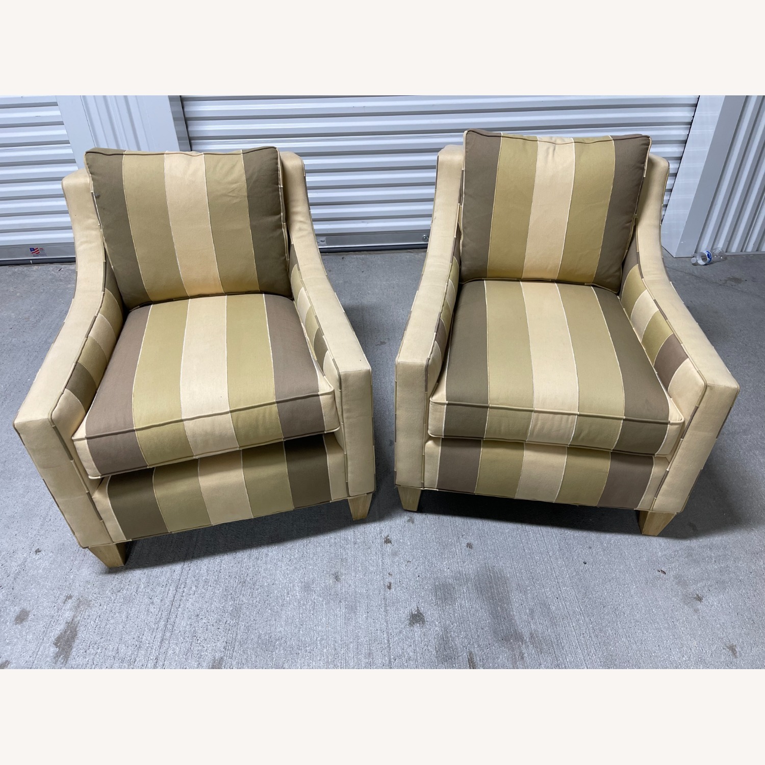 Pair of Tailored Upholstered Club Chairs  - image-2