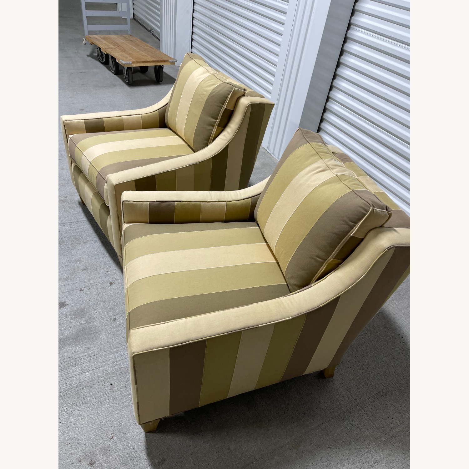 Pair of Tailored Upholstered Club Chairs  - image-6