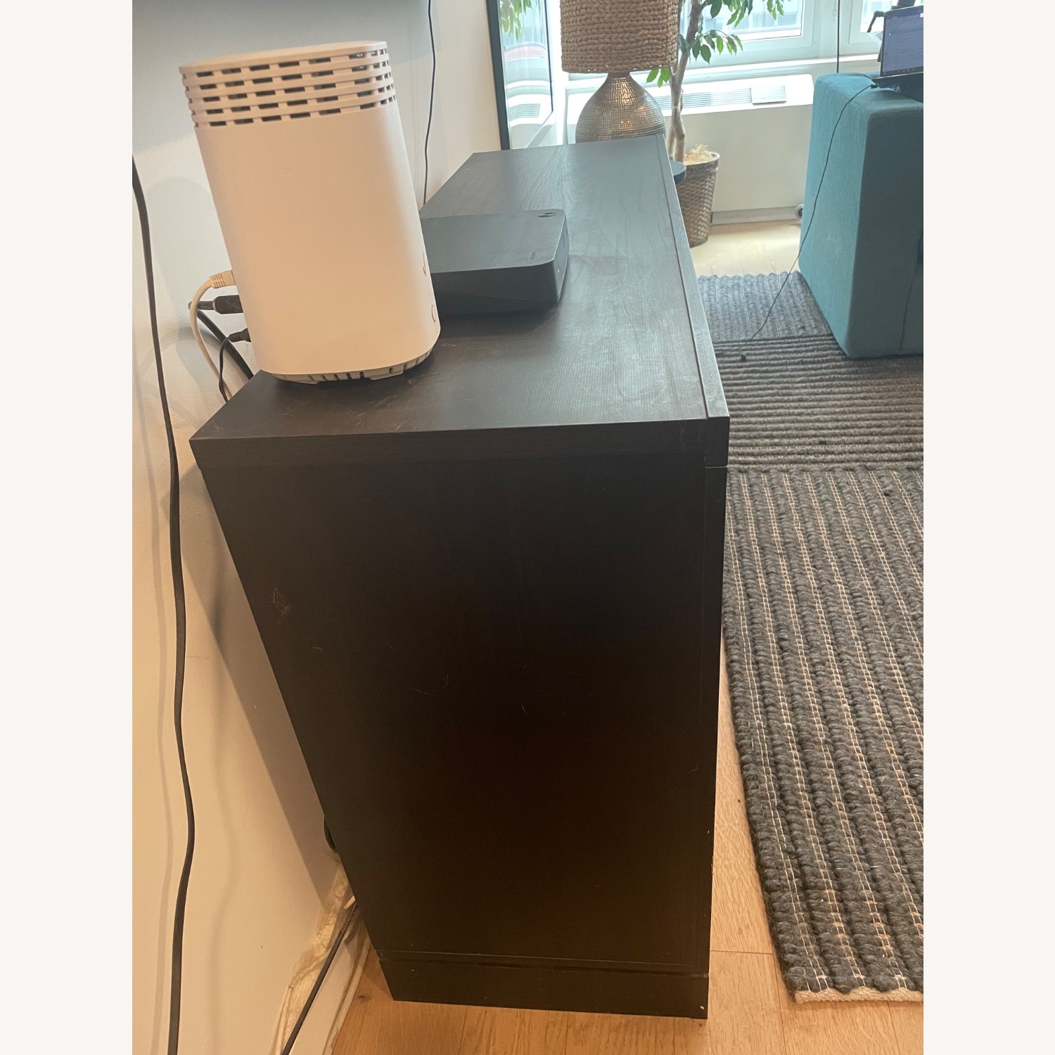 Wayfair Black Wood Media Storage - image-4