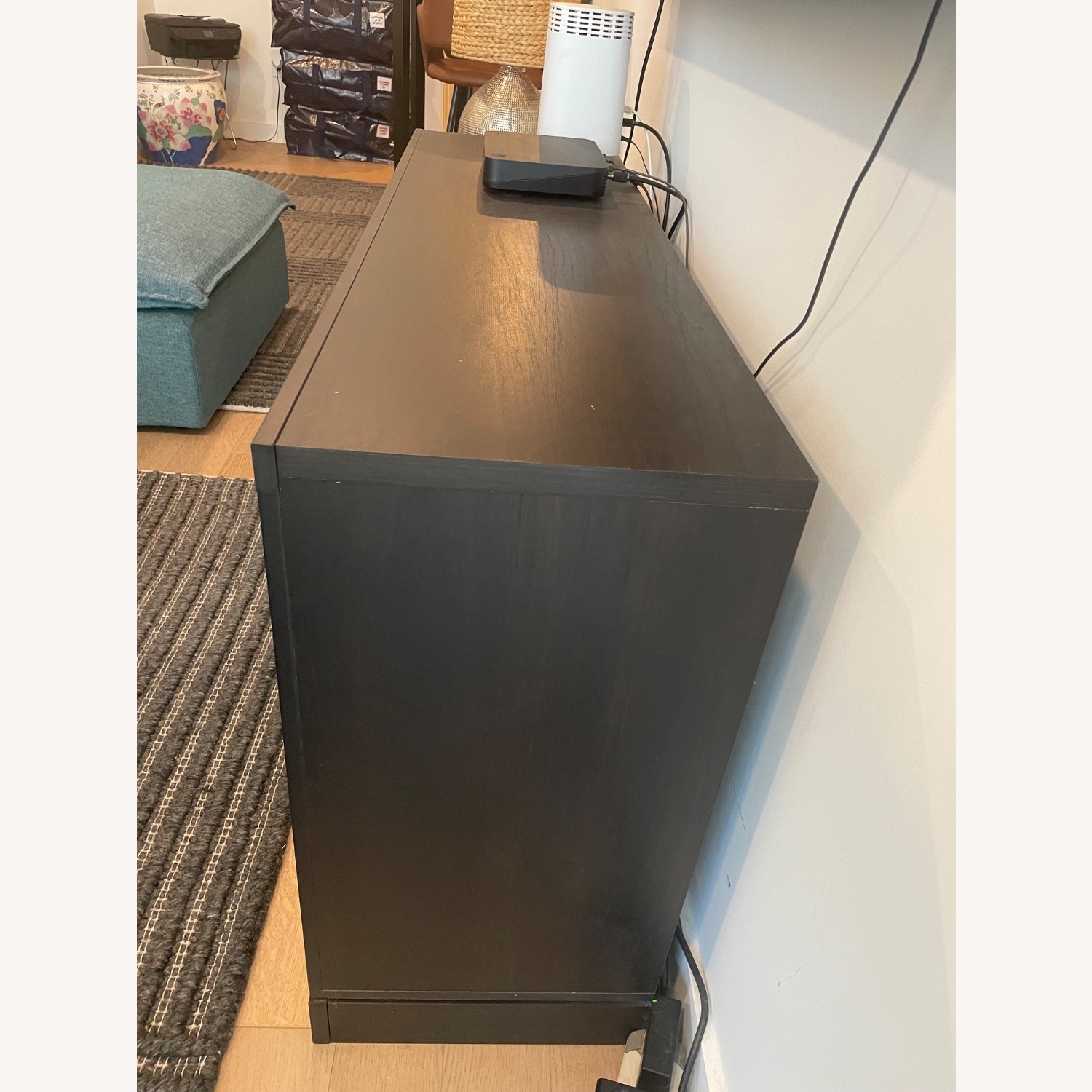 Wayfair Black Wood Media Storage - image-5