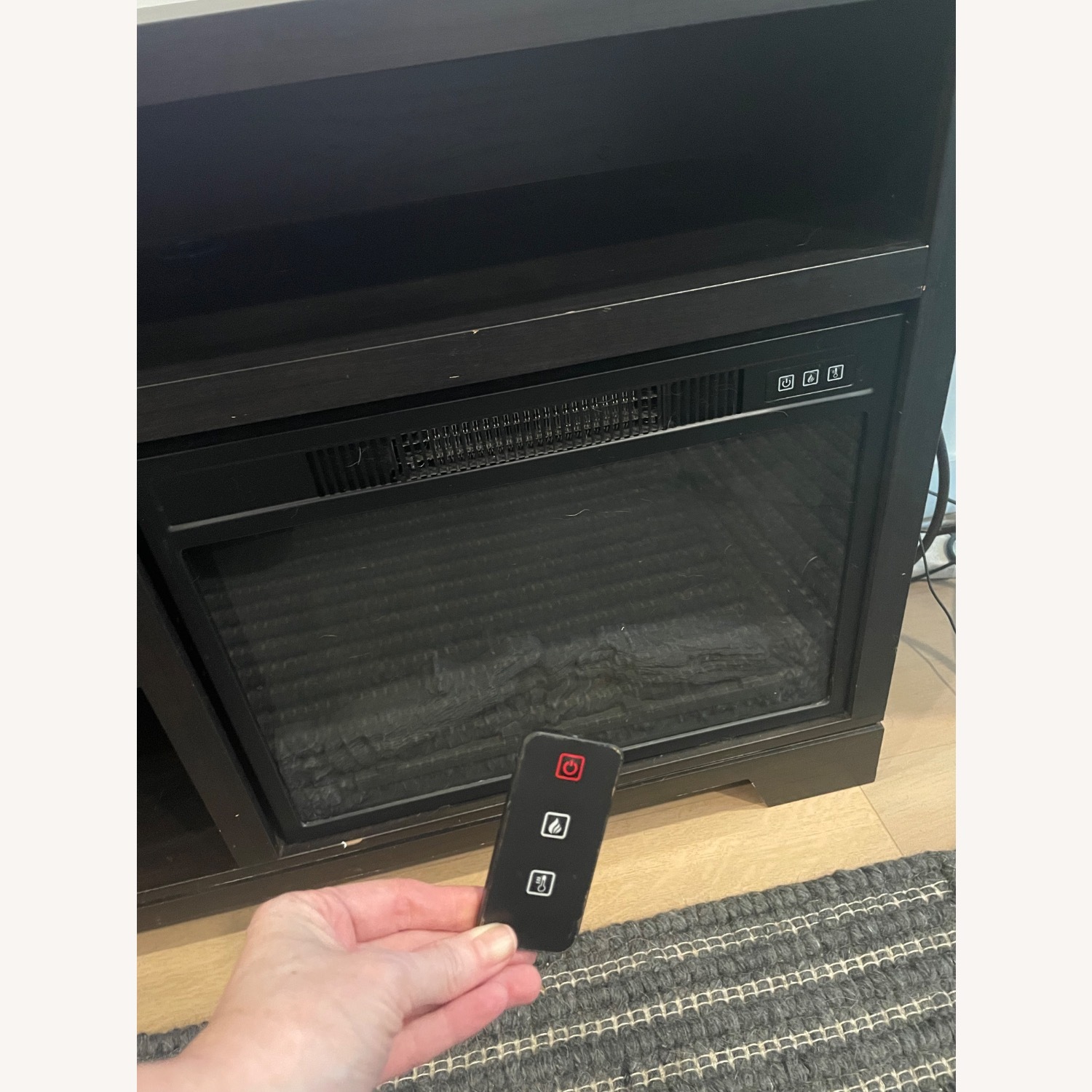 Wayfair Black Wood Media Storage - image-3