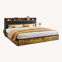 Wayfair Dark Brown King Bed