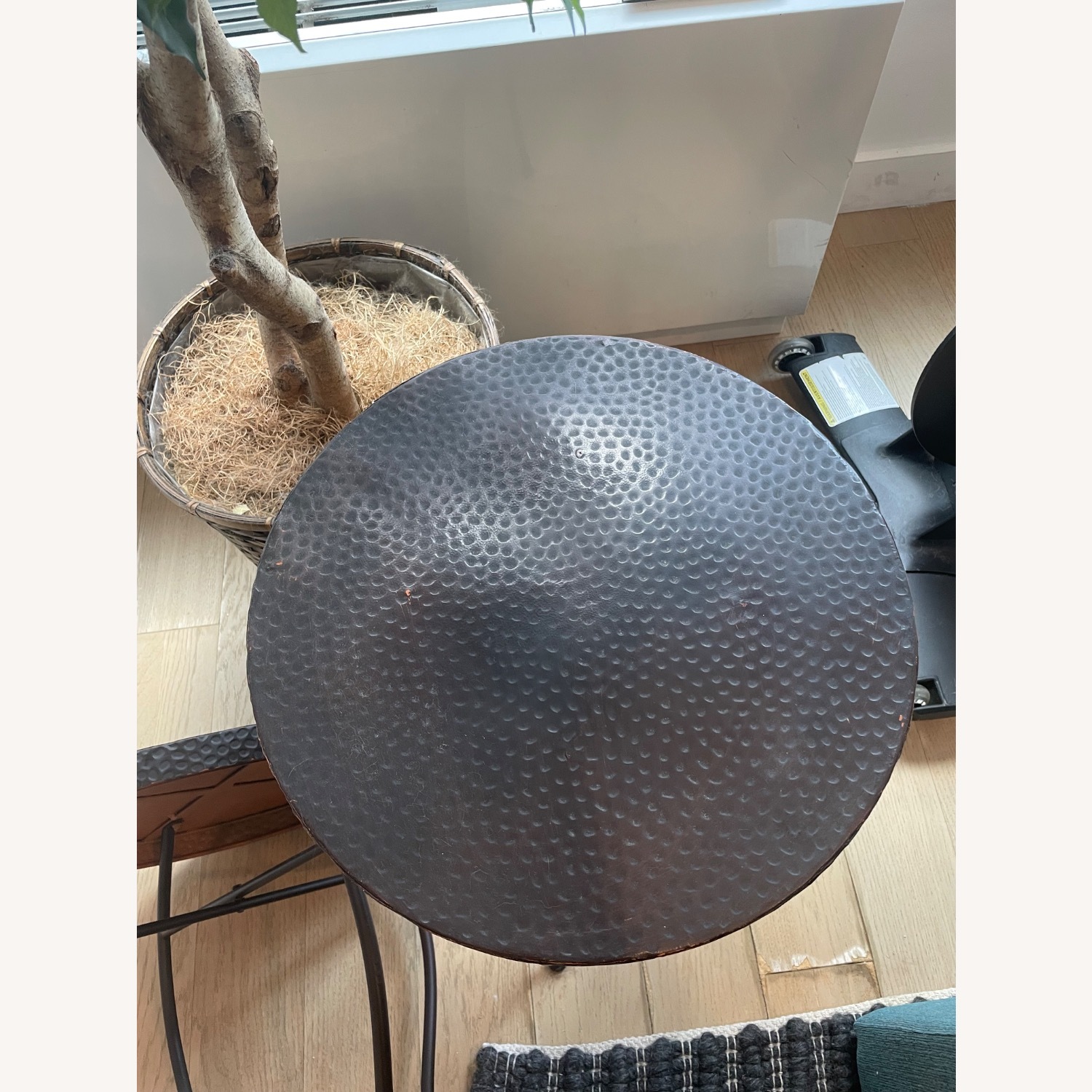 Wayfair Circular Dark Brown Metal Side Tables - image-3