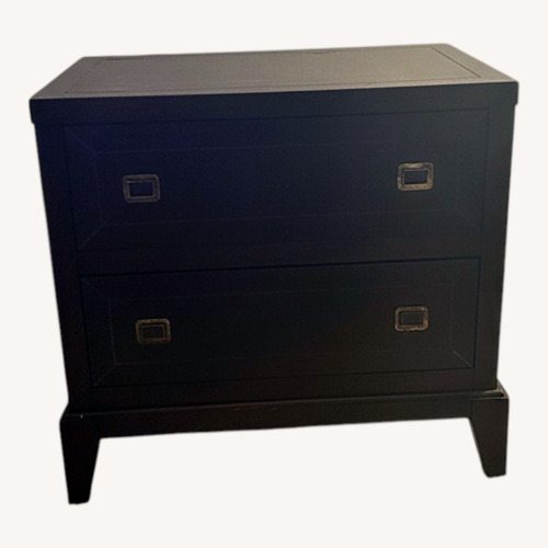 Used Dark Brown Wood Nightstand for sale on AptDeco