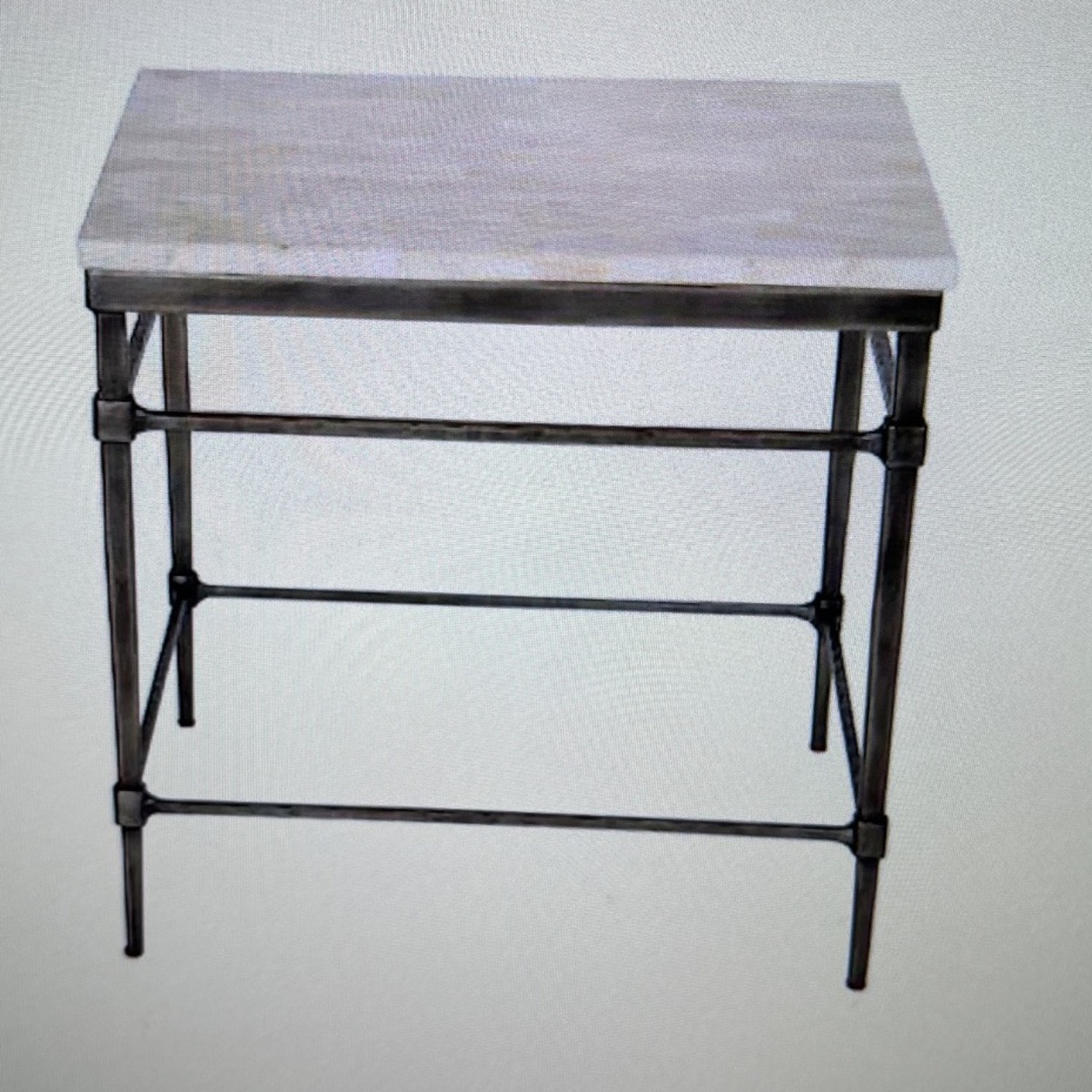 Ethan Allen Vida Natural Stone Side Table - image-1