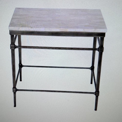 Used Ethan Allen Vida Natural Stone Side Table for sale on AptDeco