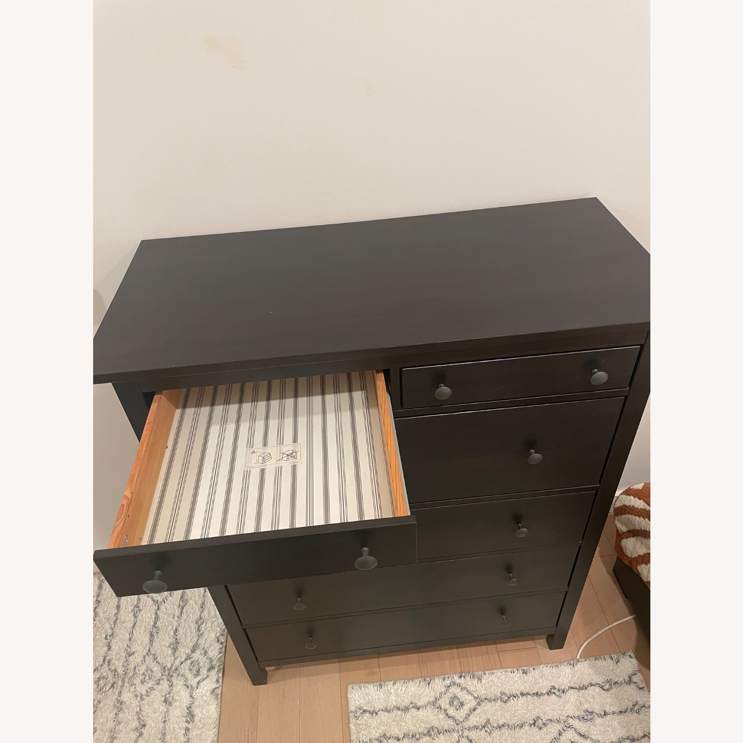 IKEA Hemnes Black Wood Dresser - image-5
