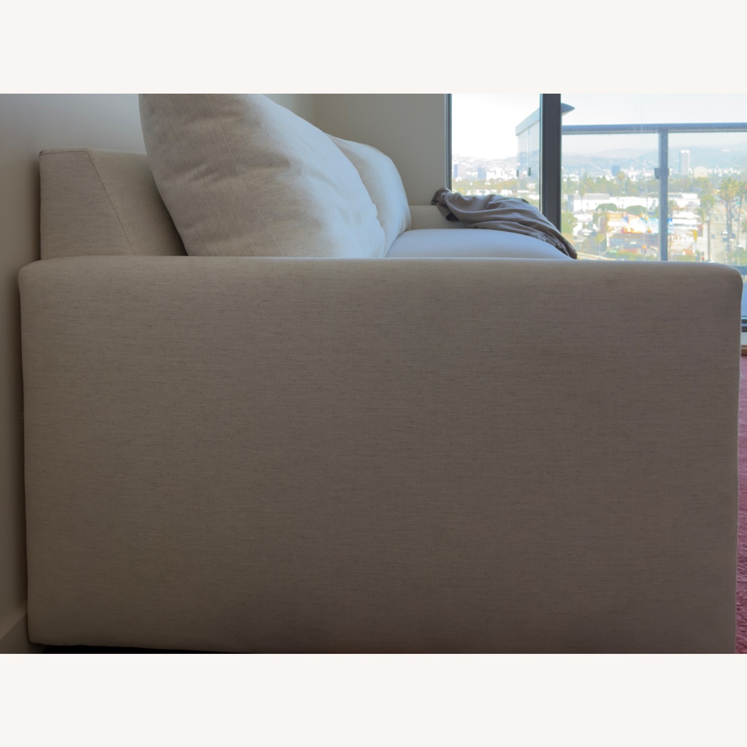 Arhaus Kipton White Fabric 3+ Seater Sofa - image-3