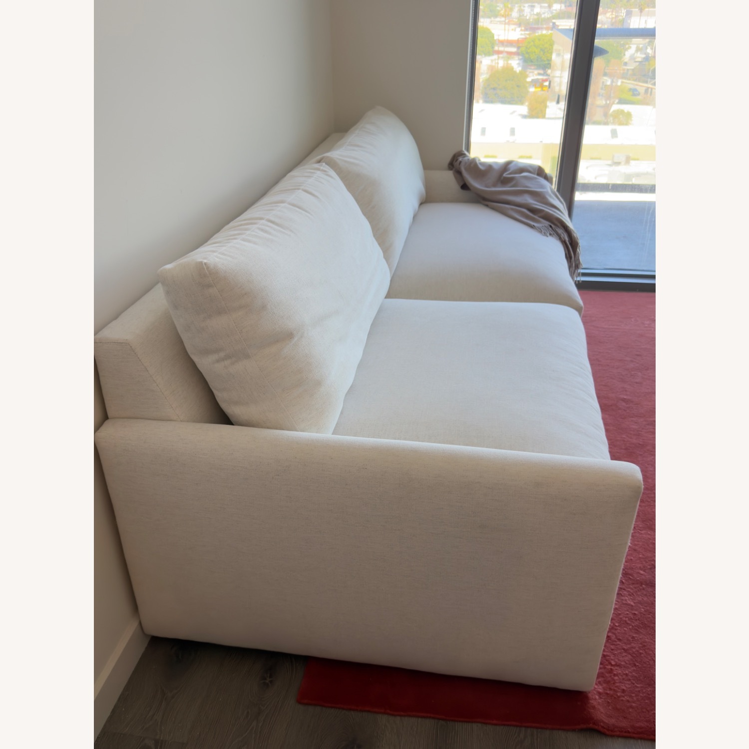 Arhaus Kipton White Fabric 3+ Seater Sofa - image-4