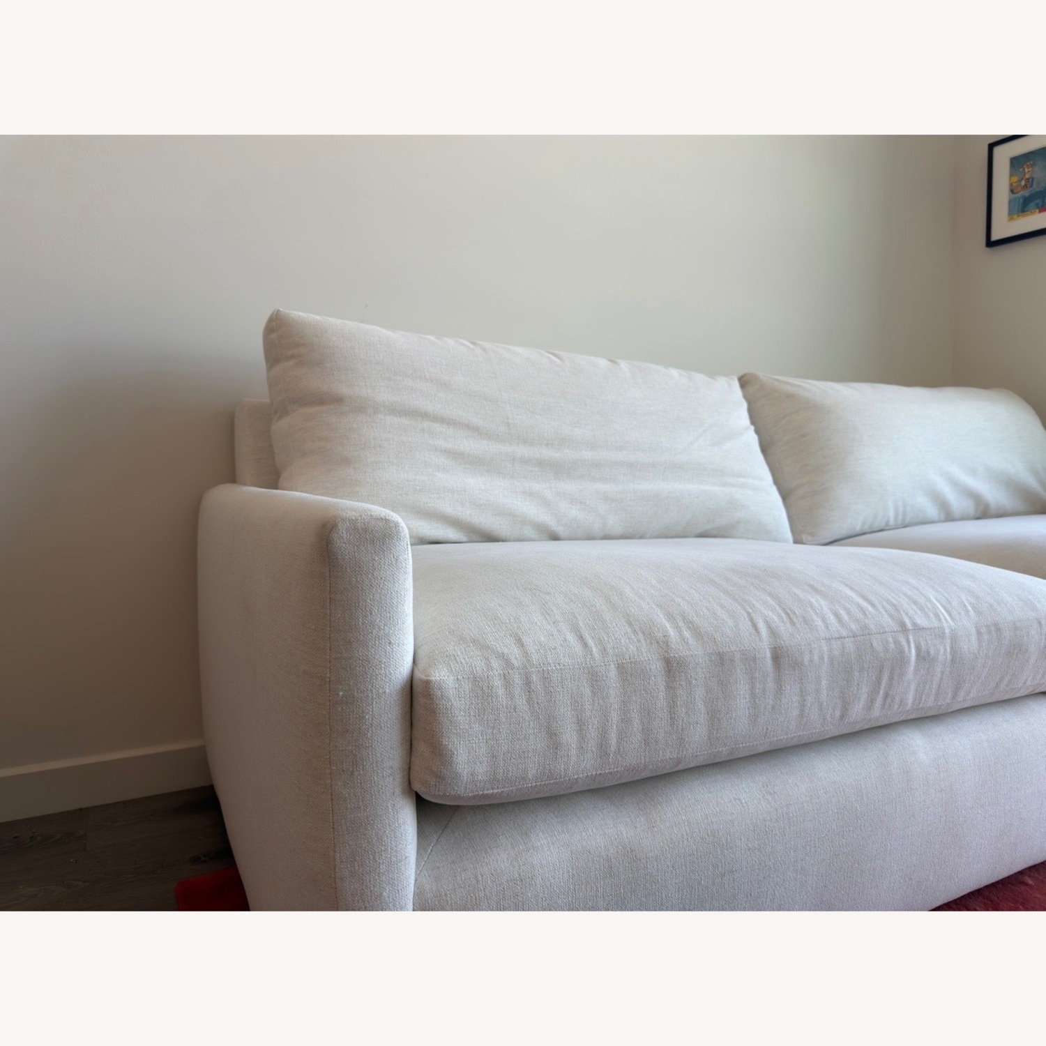 Arhaus Kipton White Fabric 3+ Seater Sofa - image-2