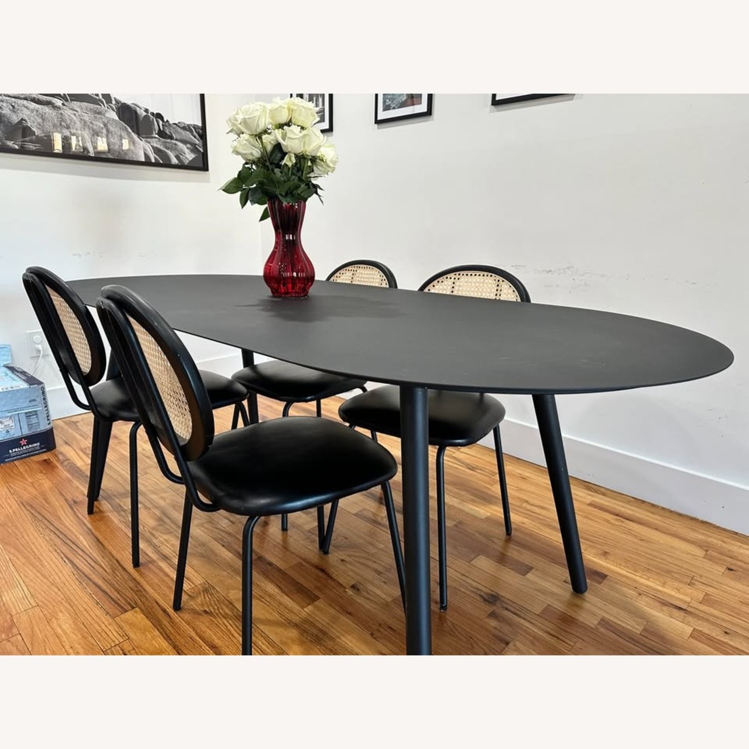 Article Ballo Black Aluminum Dining Table - image-3