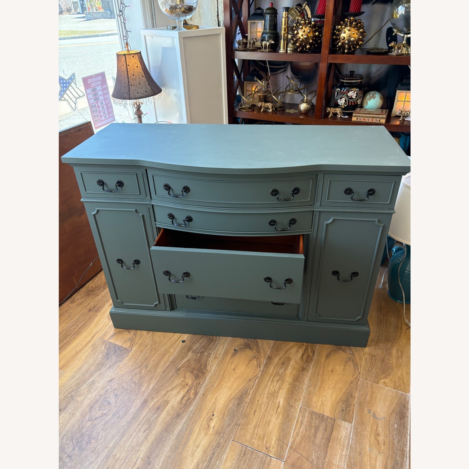 American Furniture Classics Green Wood Sideboard - image-3