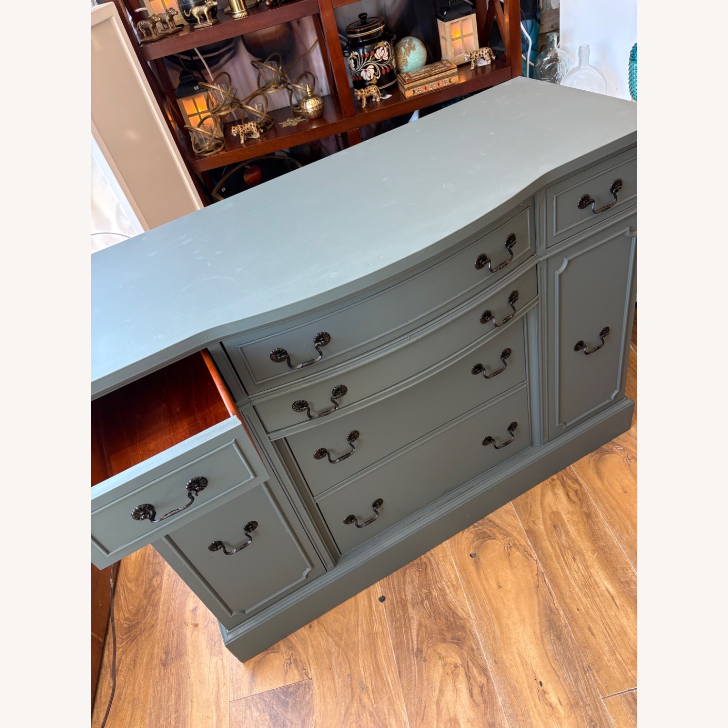 American Furniture Classics Green Wood Sideboard - image-7