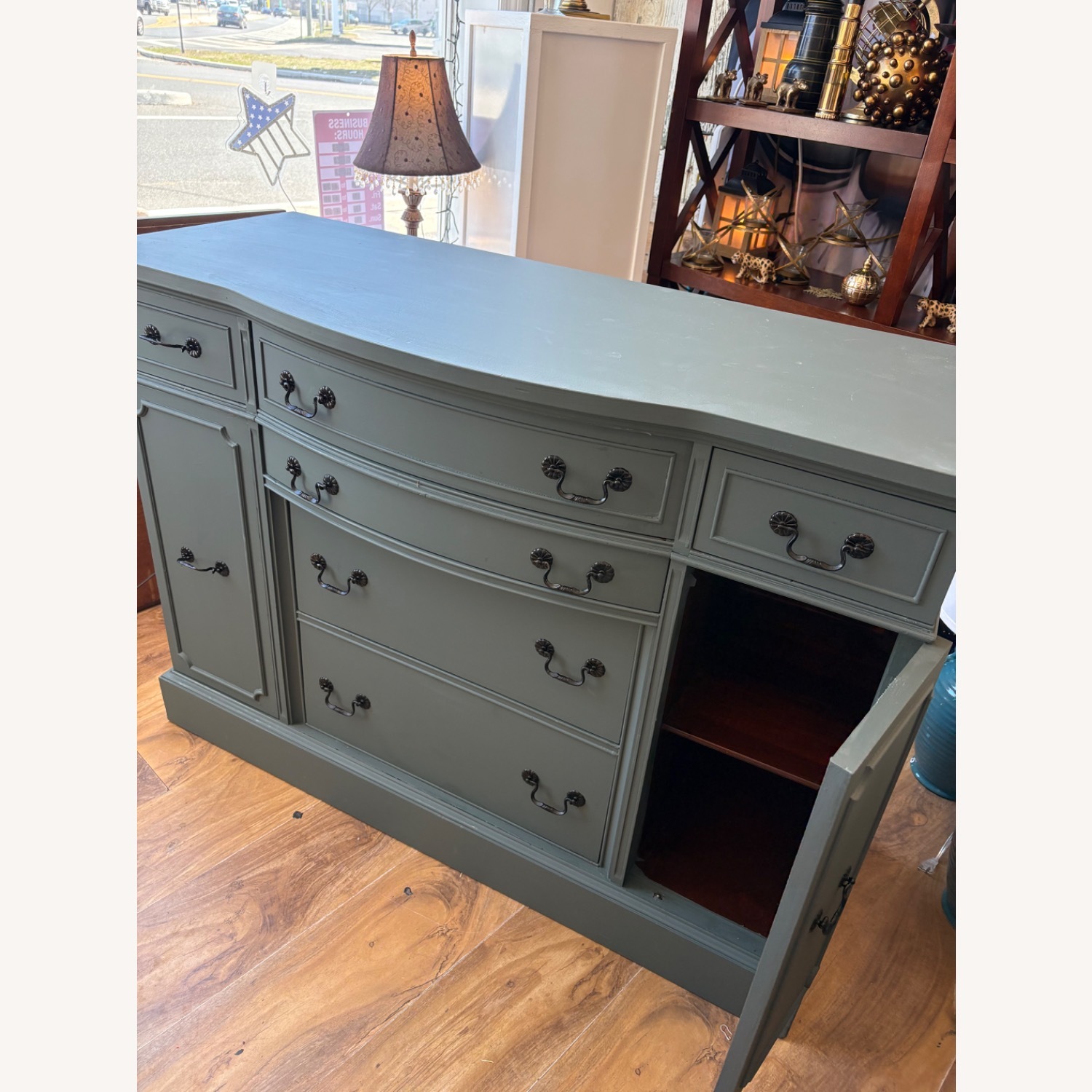 American Furniture Classics Green Wood Sideboard - image-10