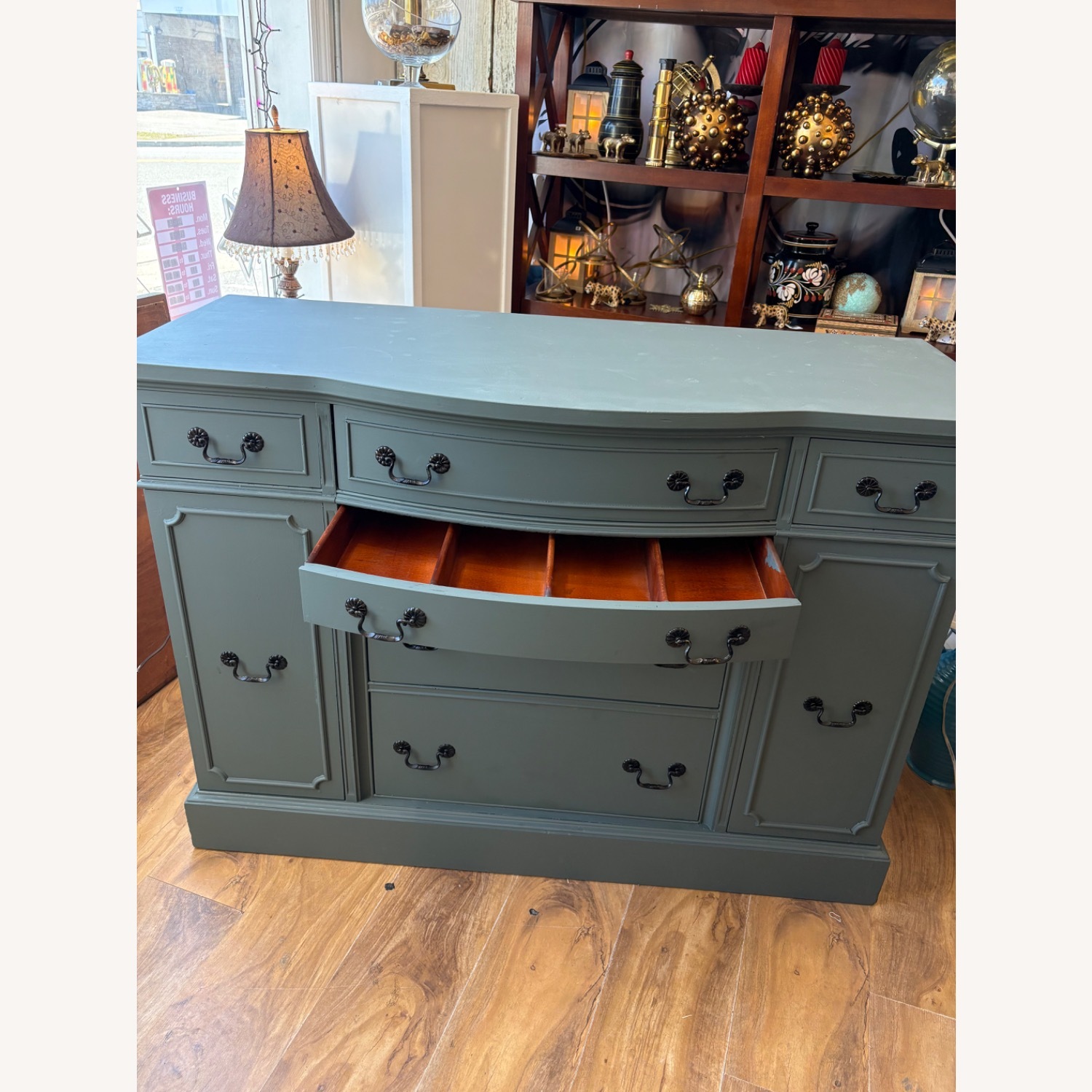 American Furniture Classics Green Wood Sideboard - image-4