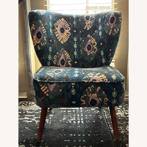 Used Anthropologie Ikat Accent Chair for sale on AptDeco
