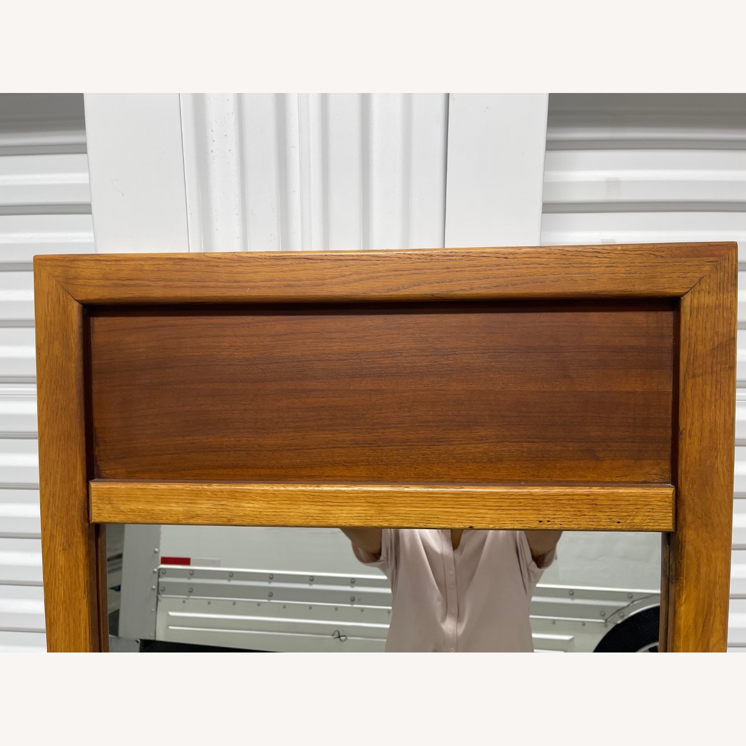 Dark Brown Wall Mirror - image-4