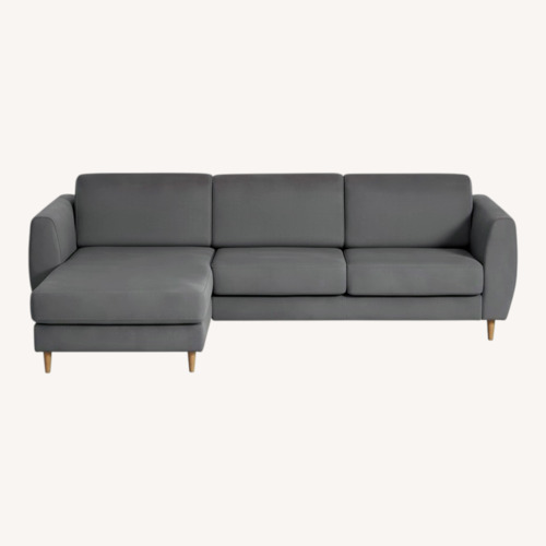 Used IKEA Slatorp Light Gray Fabric Chaise Lounge for sale on AptDeco