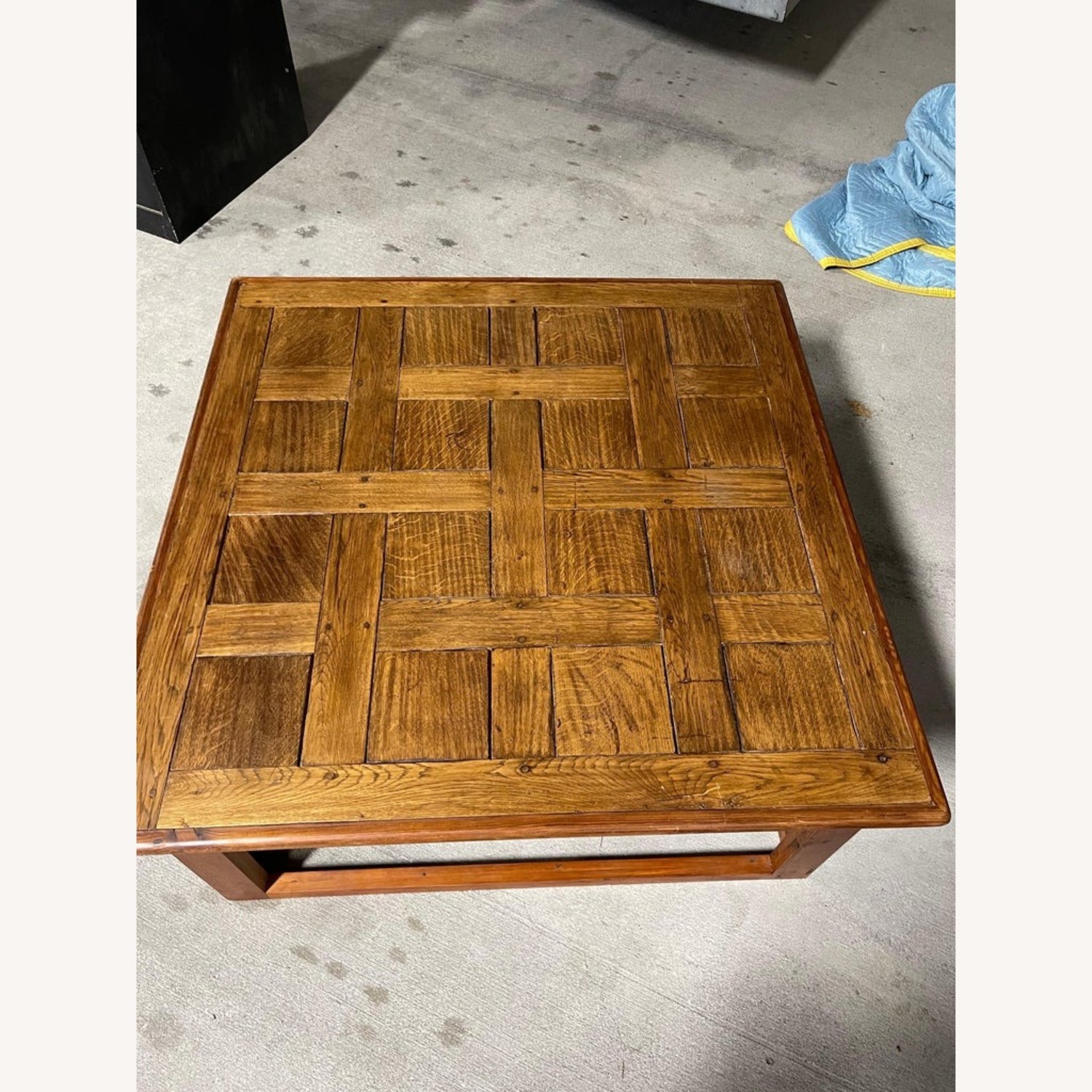 Dark Brown Wood Coffee Table - image-3