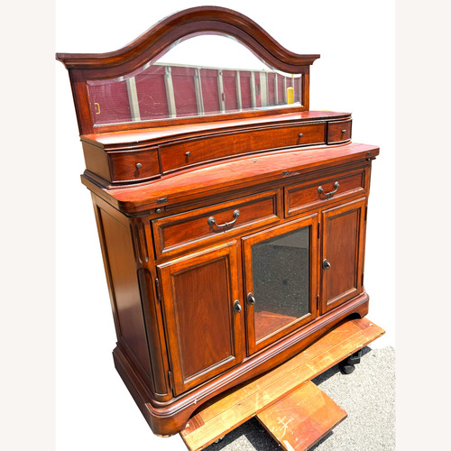 Used Sophisticated Console/Dresser With Mirror for sale on AptDeco