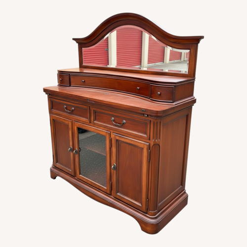 Used Sophisticated Console/Dresser With Mirror for sale on AptDeco