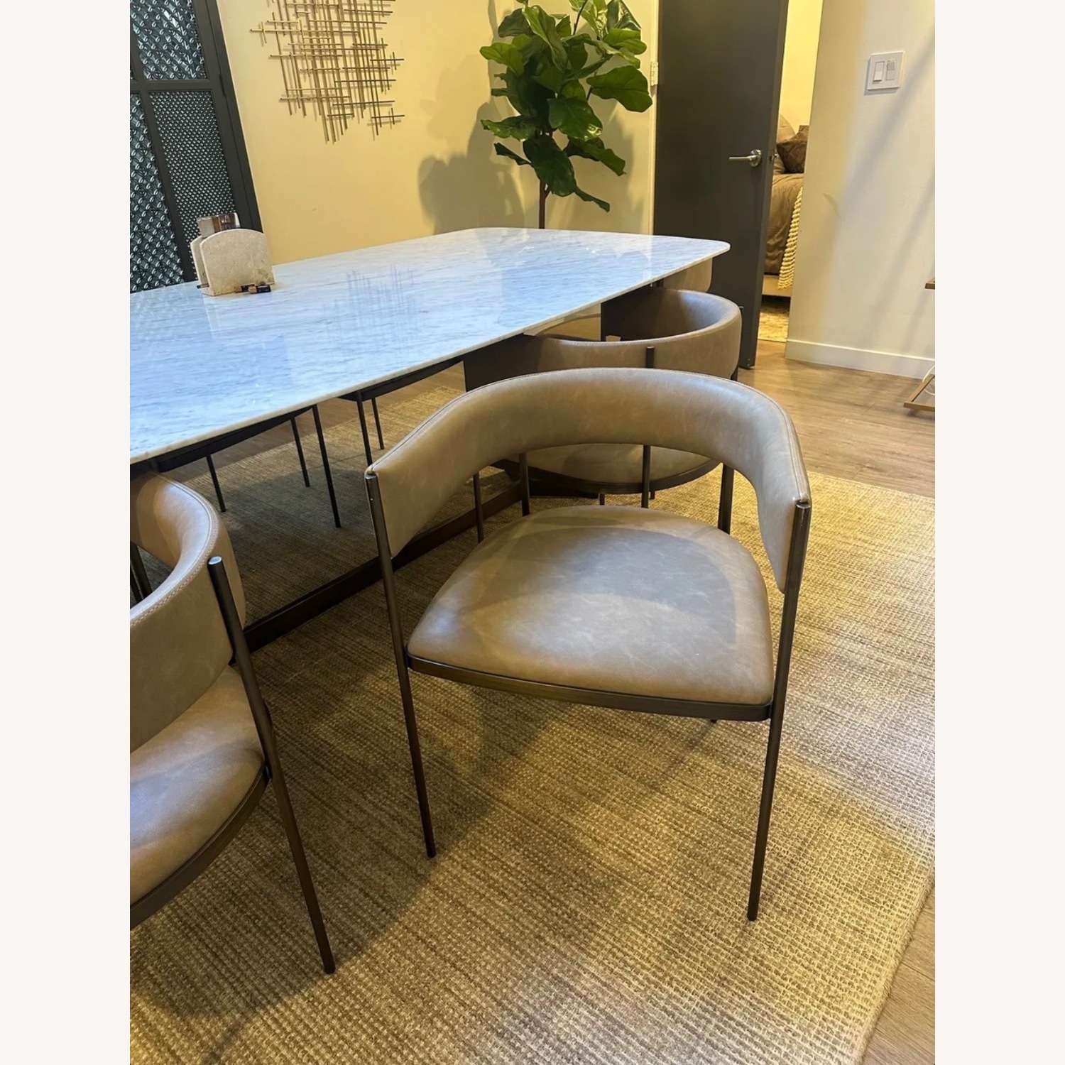 Interlude Home Lowell Dining Table Carra White  - image-2