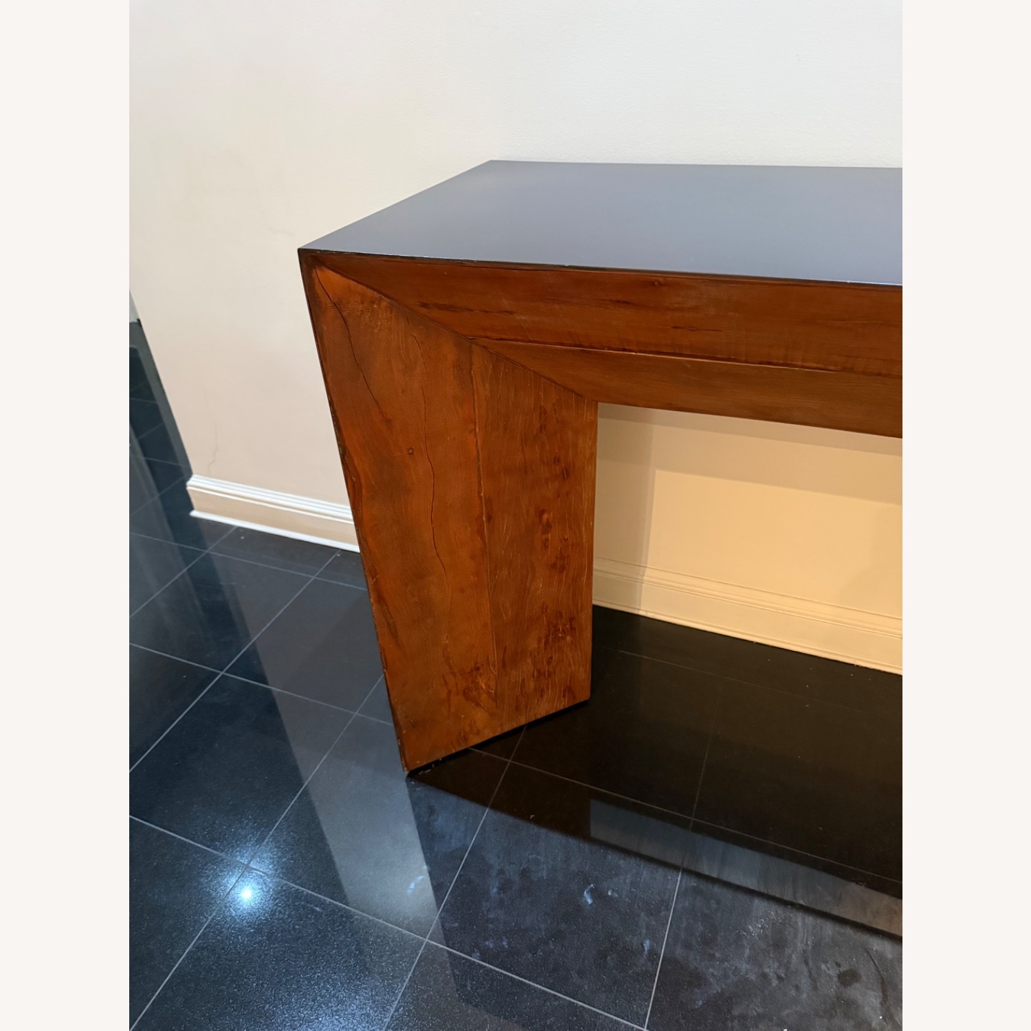 Restoration Hardware Bolinas Metal & Peroba Console Table - image-3