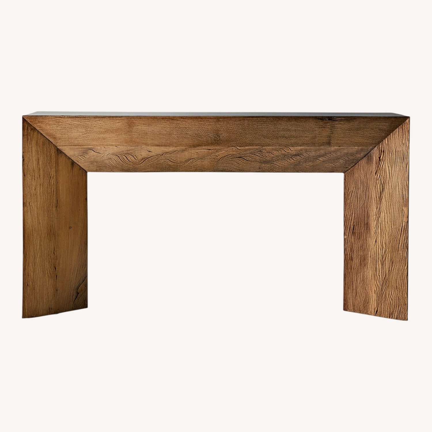 Restoration Hardware Bolinas Metal & Peroba Console Table - image-0