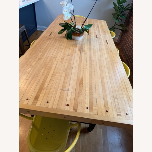 Used Vintage/Antique Natural Wood Dining Table for sale on AptDeco