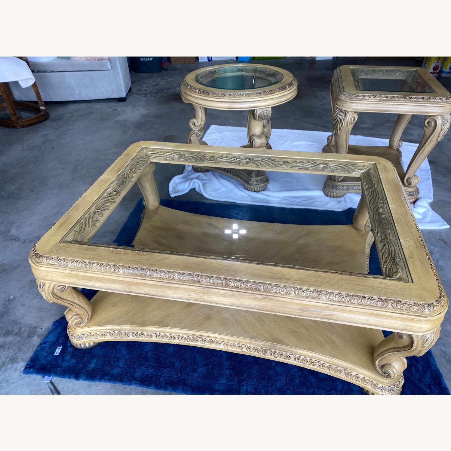 Schnadig Natural Wood Coffee Table - image-7