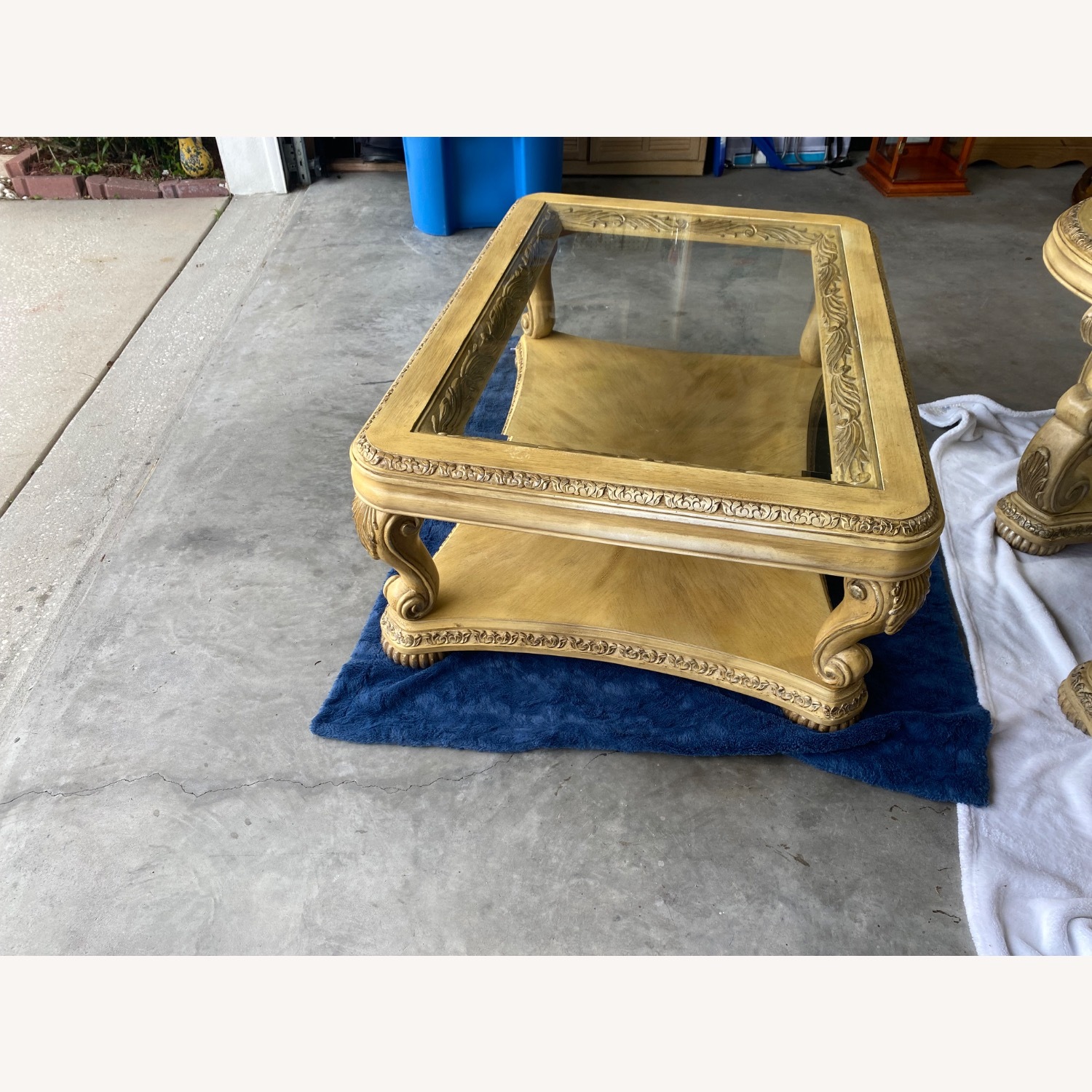 Schnadig Natural Wood Coffee Table - image-6