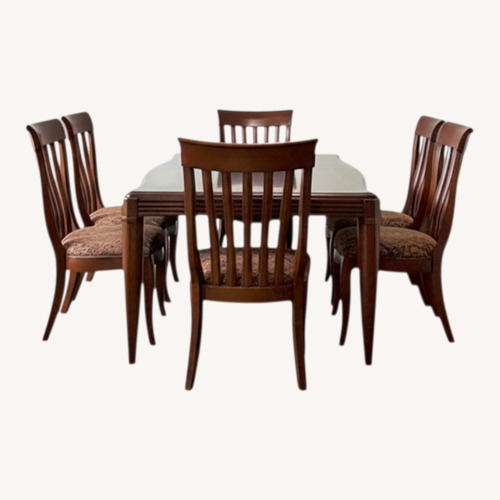 Used Bernhardt Paris Dining Set with 2 Leaves for sale on AptDeco
