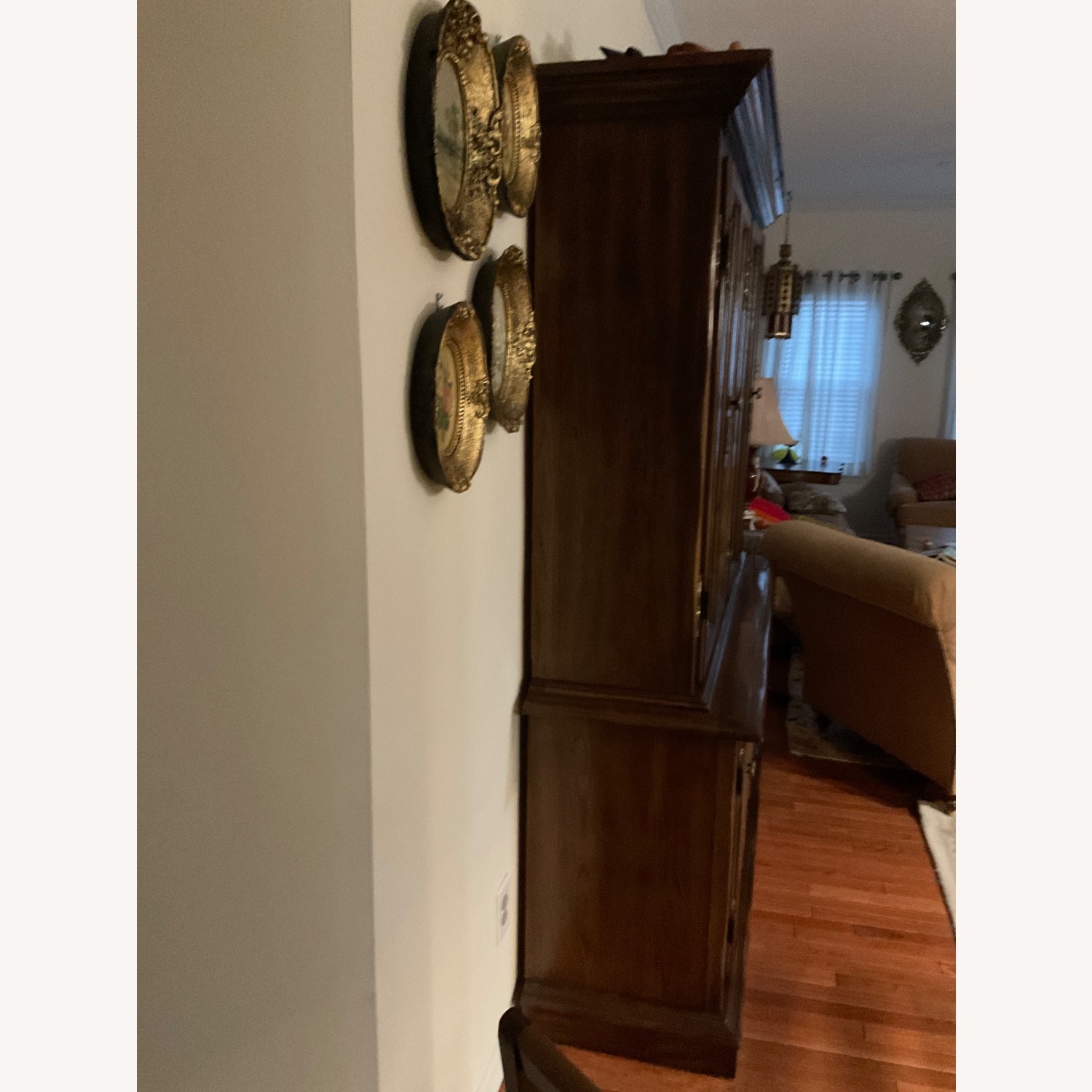 Solid Wood China Cabinet - image-2