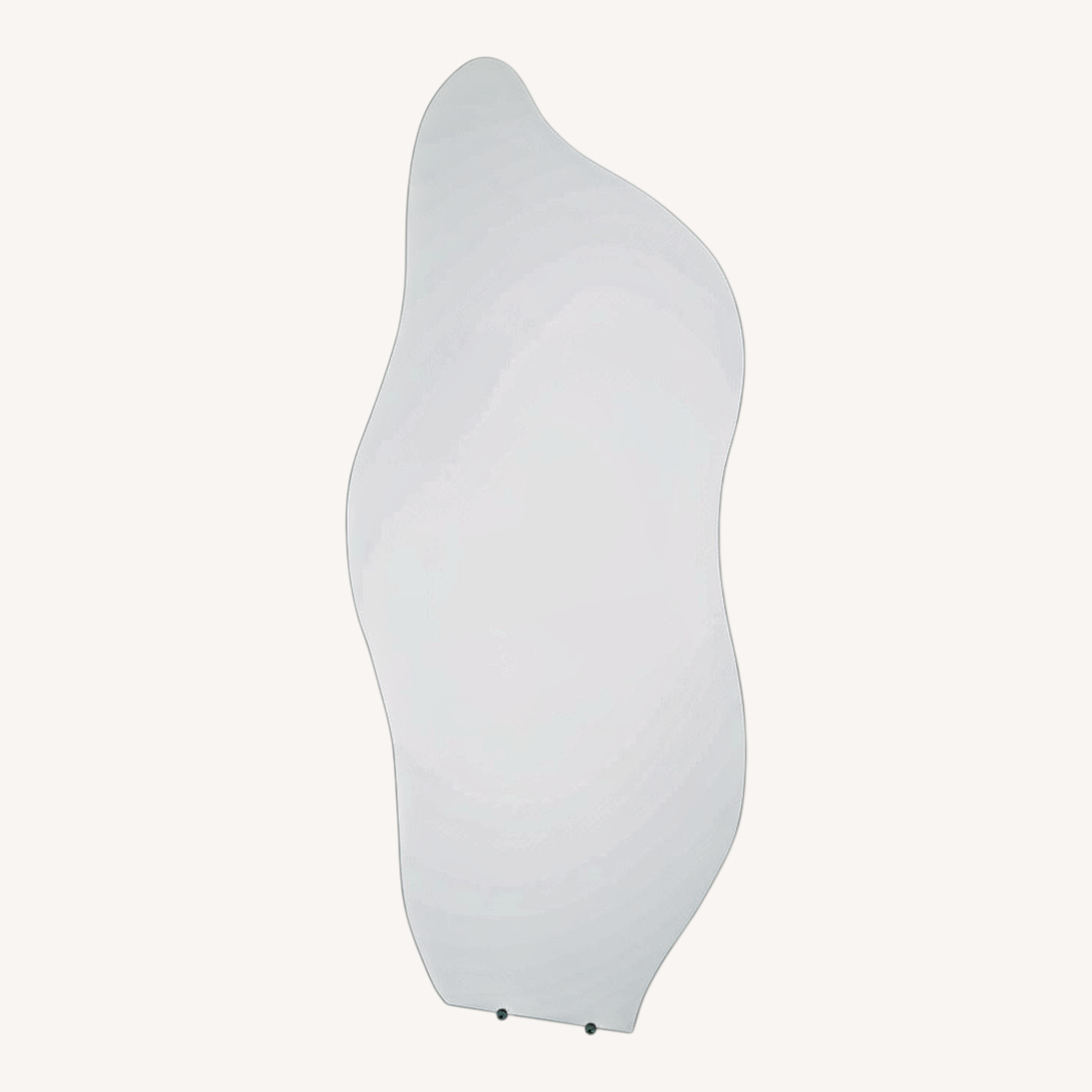 Wavy Glass Wall Mirror - image-0