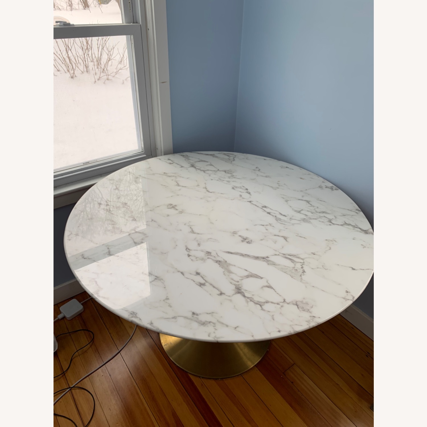 Faux Marble Dining Table - image-2