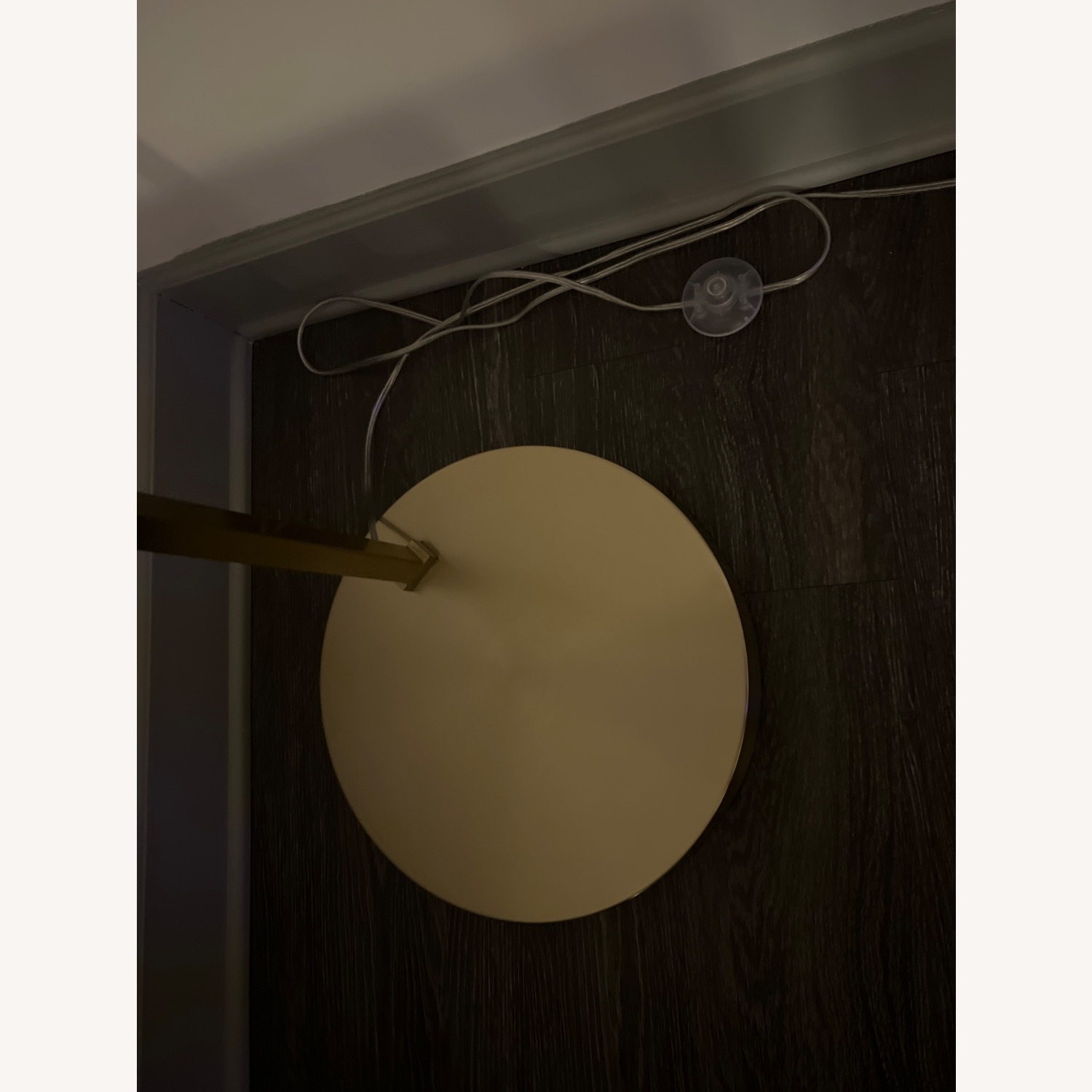 West Elm Overarching Linen Shade Floor Lamp (79") - image-4